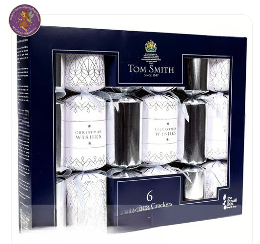Tom Smith Premium Silver & White Crackers (6 Pack)