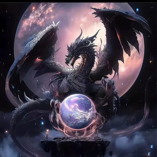 Flying Dragon Diomond Painting