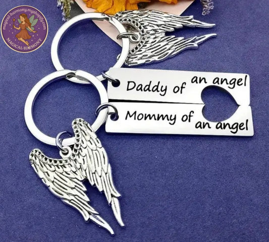 Parents Of A Angel Keychain