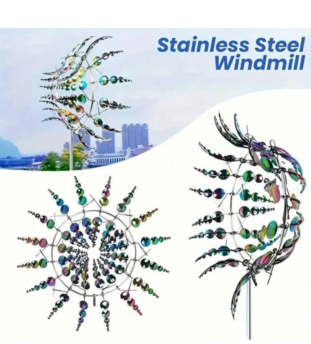 Metal wind mill