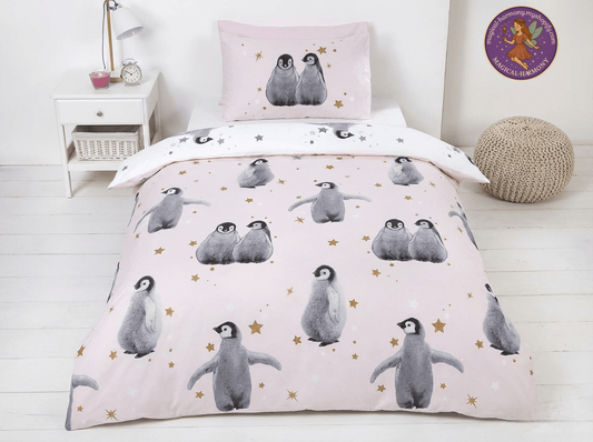 Arctic Dream Penguins Duvet Cover Set