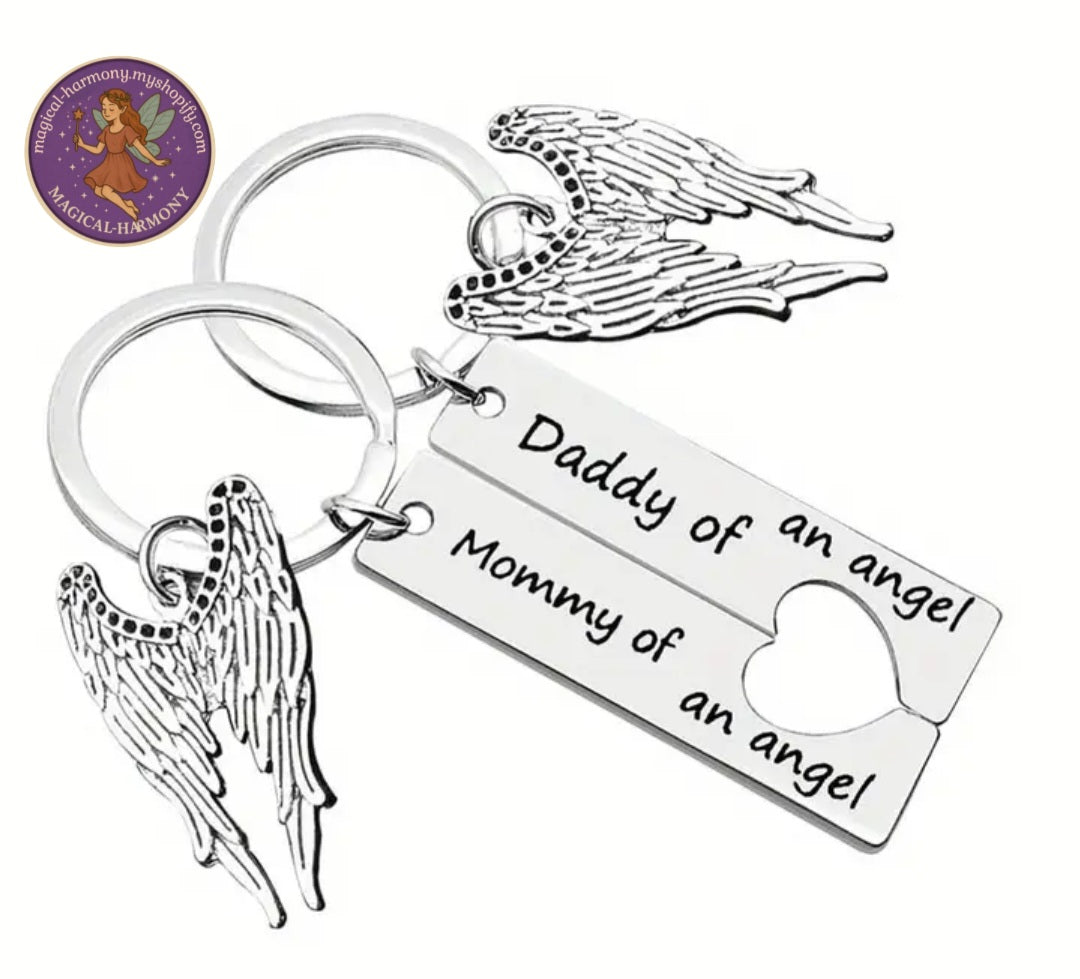 Parents Of A Angel Keychain