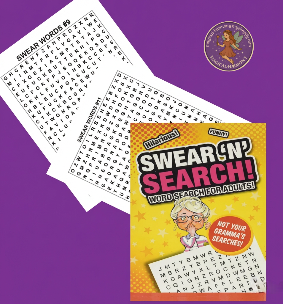 Adult Swear Word Puzzle Book