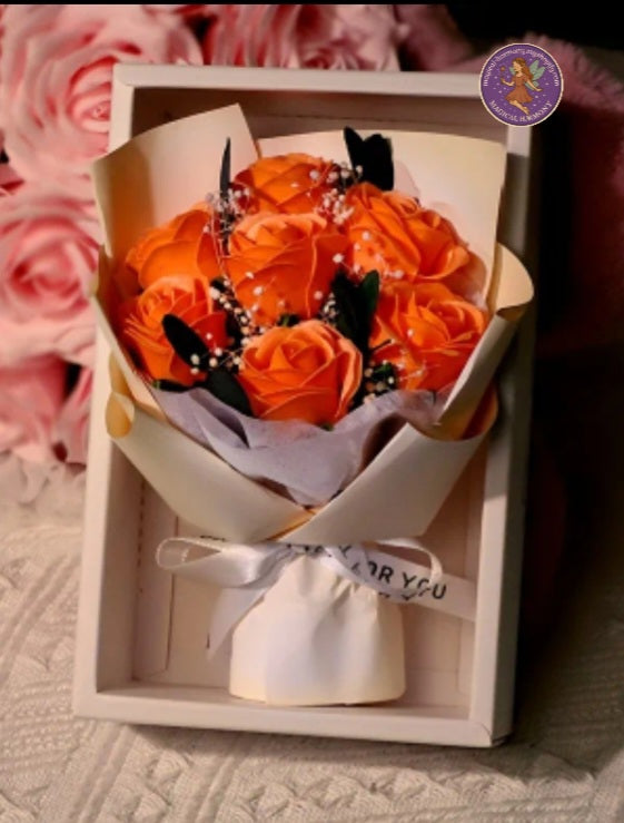 💐 Luxury Soap Rose Bouquet Gift Box – Available in 6 Stunning Colours! 💐