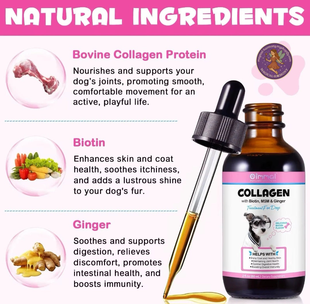 Collagen Liquid Supplement For Dog's