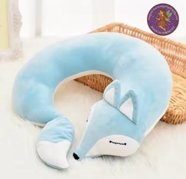 U-Shape Fox Travel Neck Pillow