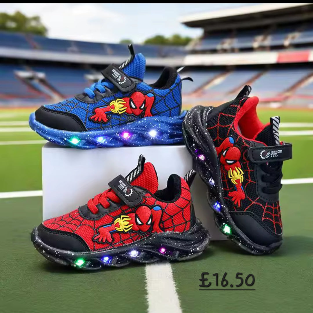 Spidey Shoes With Lights