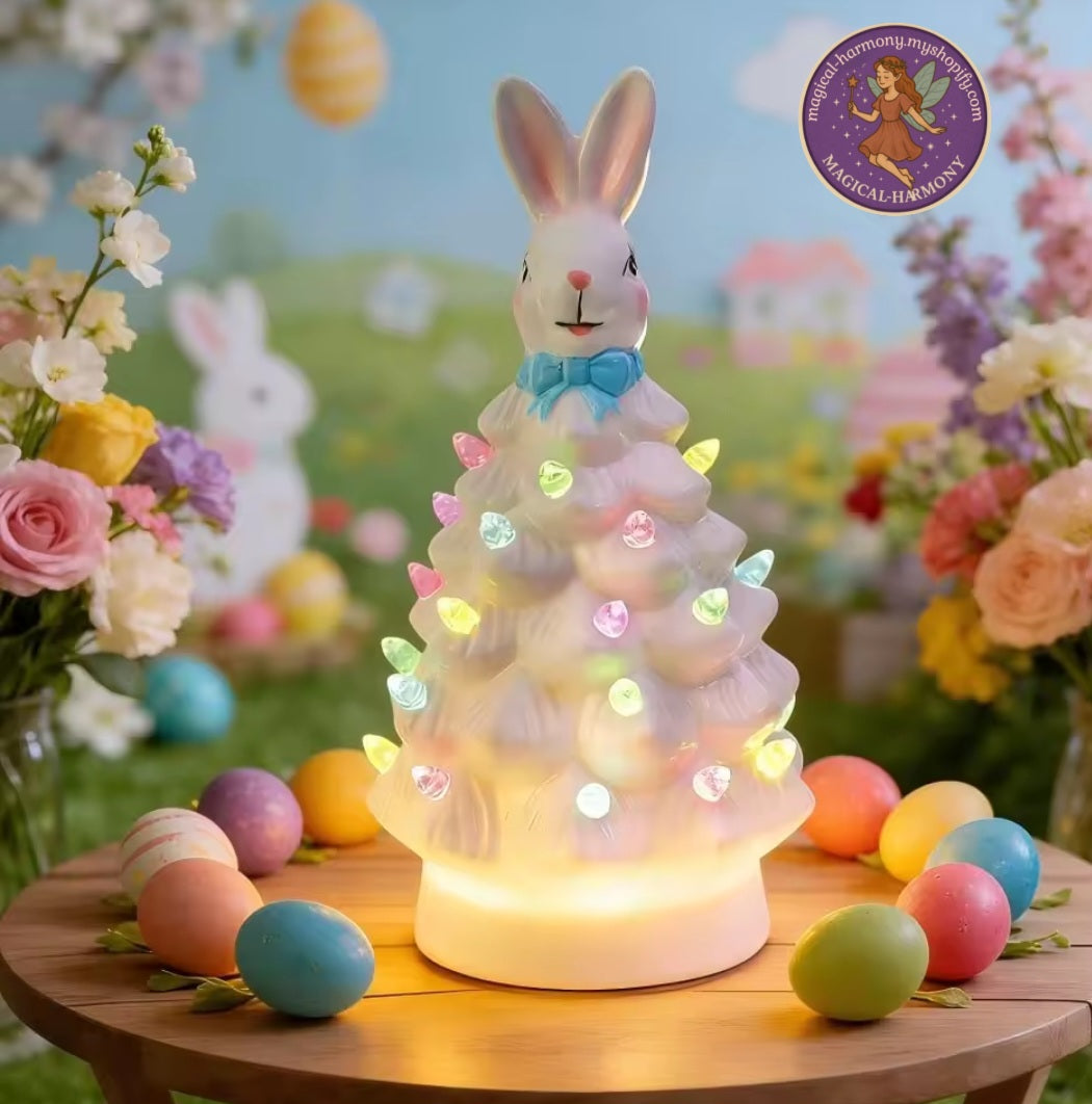 Easter Bunny tabletop light-up ornament