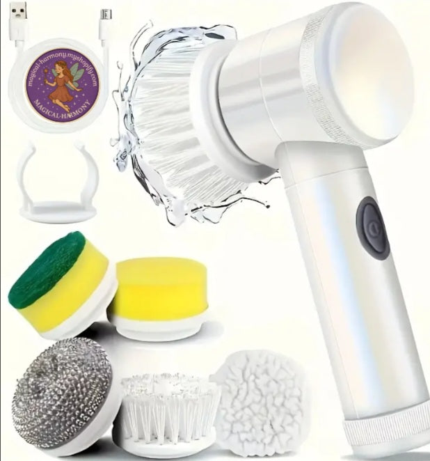 5-in-1 Rechargeable Electric Cleaning Brush Set
