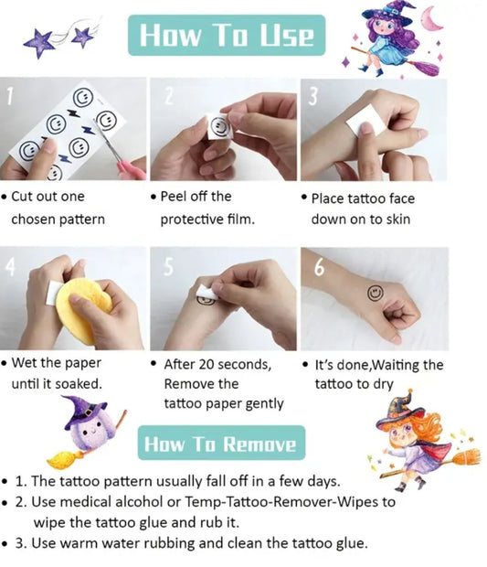 Kids Party Tattoo's