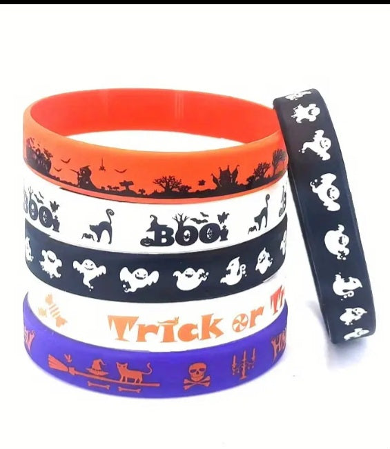 Something Different This Halloween Halloween. Silicone Bracelet.