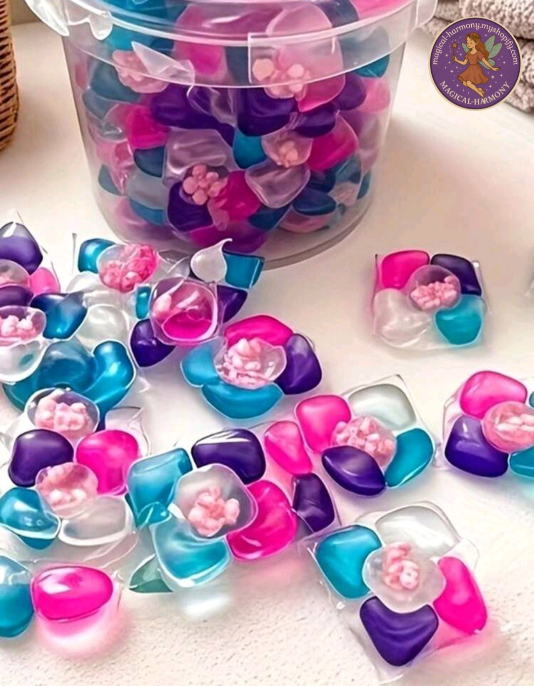 100PCS 5-In-1 Laundry Detergent Beads