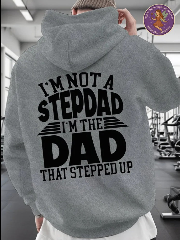 Men’s Back-Printed Hoodie