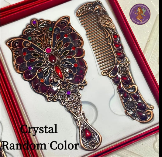 Vintage Mirror & Comb Set