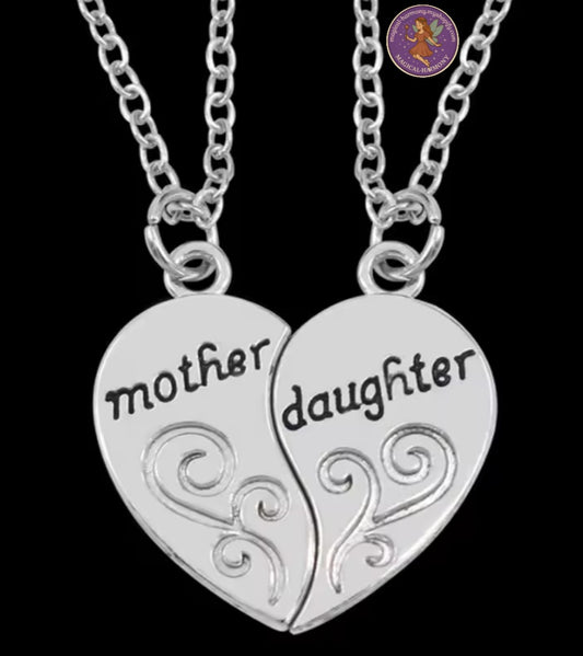2-Piece Antique Silver-Plated Necklace Set