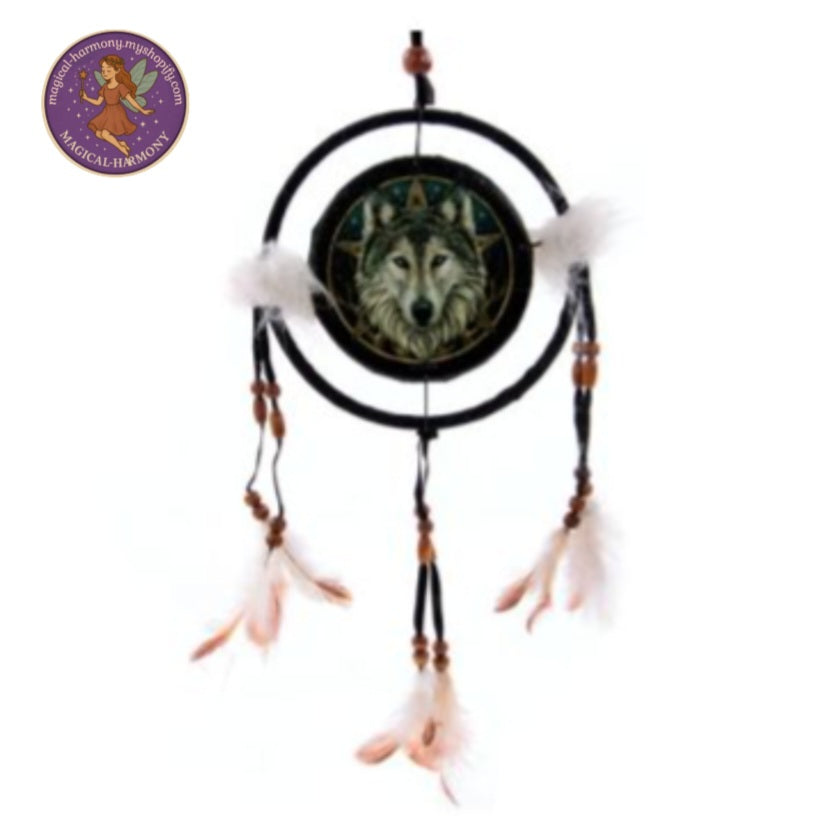 Wolf Face Dream Catcher
