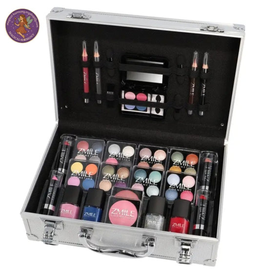51-Piece Makeup Kit In A Stylish Vanity Case