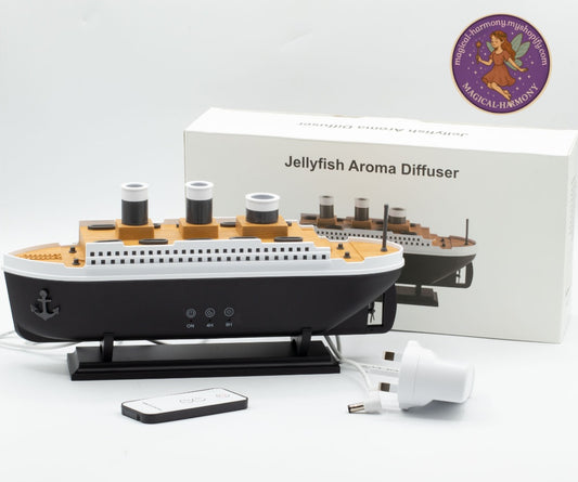Titanic Ship Model - Puff Effect - USB - Colour Change - Remote Aroma Diffuser