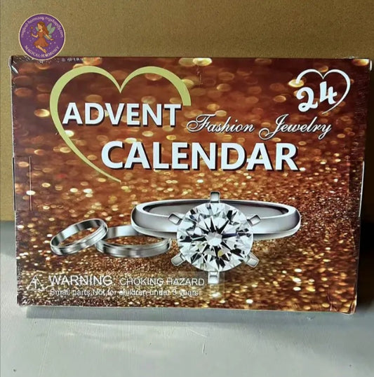 Shimmering Golden Countdown Womens Calendar