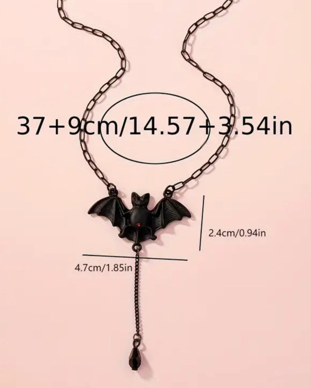 Bat necklace