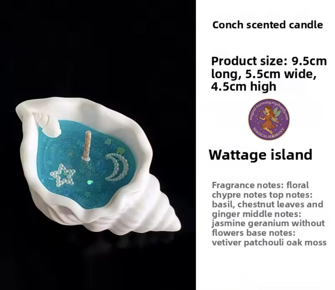 Scented Aromatherapy Seashell Candles