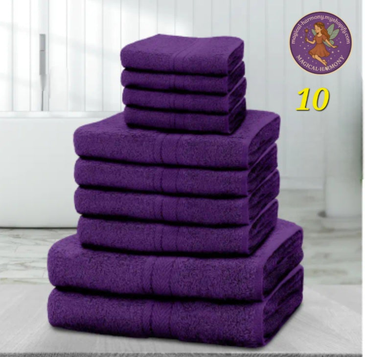 10pcs Luxury Towel Bale Set