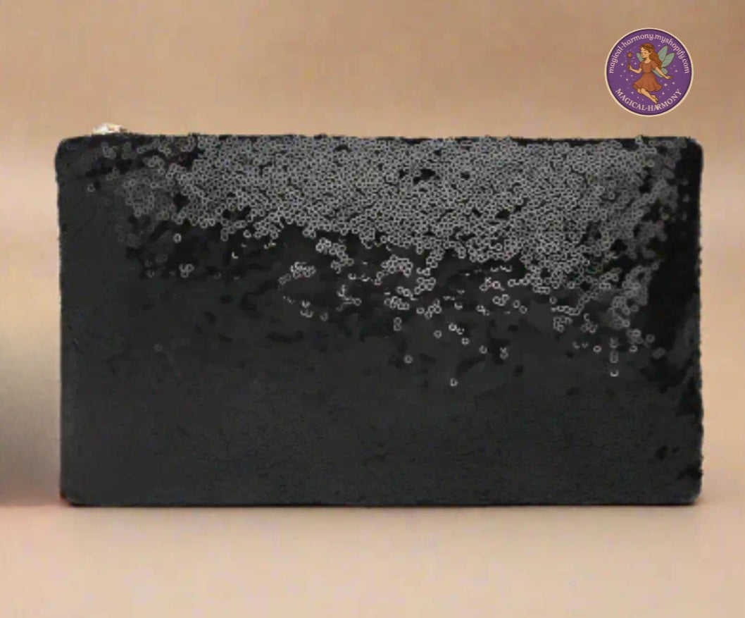 Glitter Makeup Bag