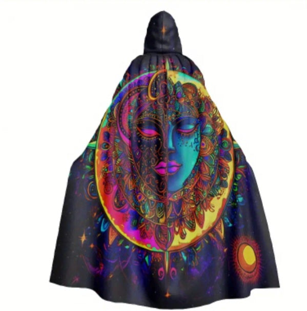 Hooded cape