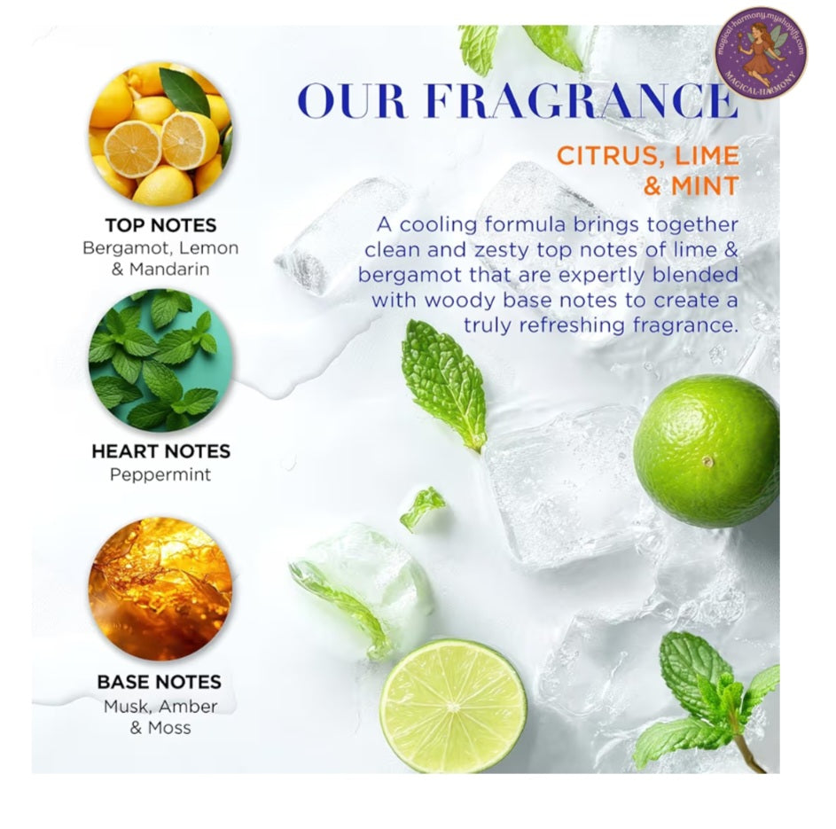 Baylis & Harding Citrus, Lime & Mint Men's Refreshing Essentials Trio Gift Set 💚