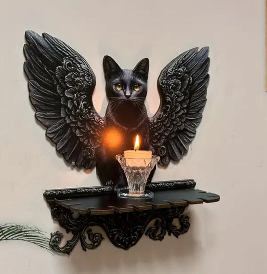 Winged cat Shelf