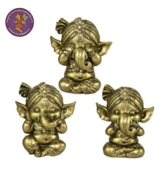 Gold Ganesh, Hear No, Speak No, See No Evil