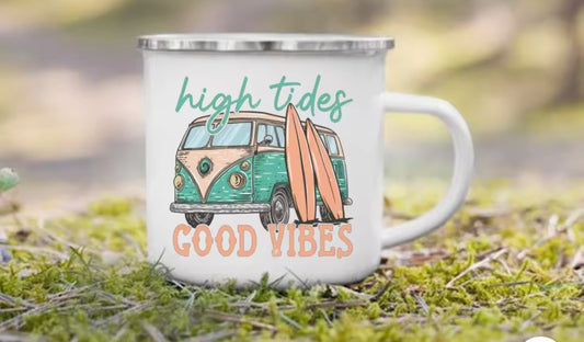 Tin Camping Mug