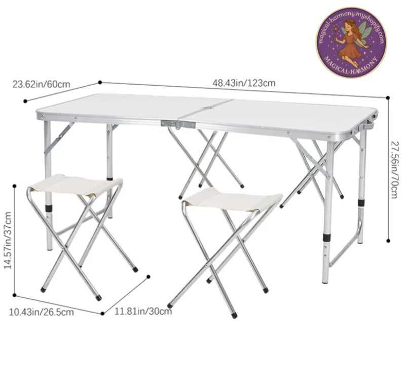 5-Piece Portable Outdoor Dining Set