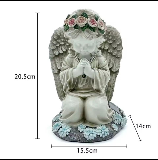 Solar Powered Angel Garden Light