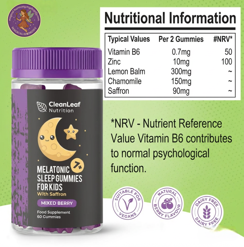 Natural Sleep Support Gummies for Kids