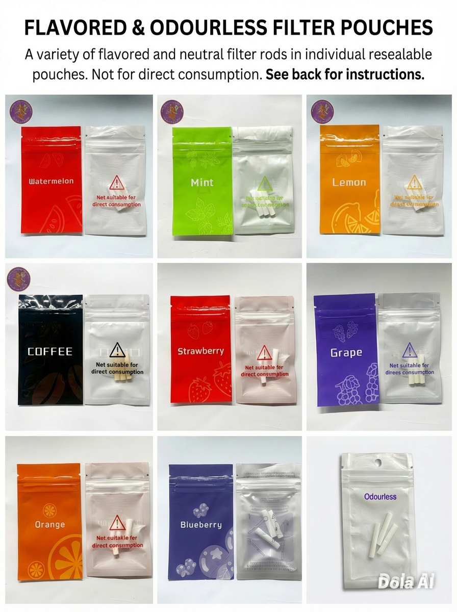 Flavoured Cotton Fragrance Filter For Breathing Necklace.