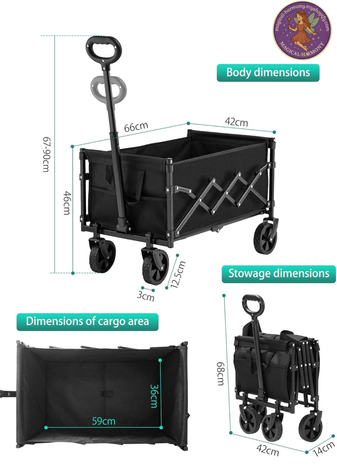 Lightweight Festival Trolley