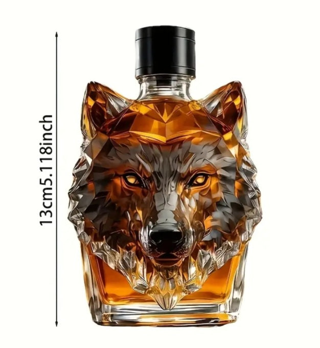 Wolf Alcohol Spirit Bottle