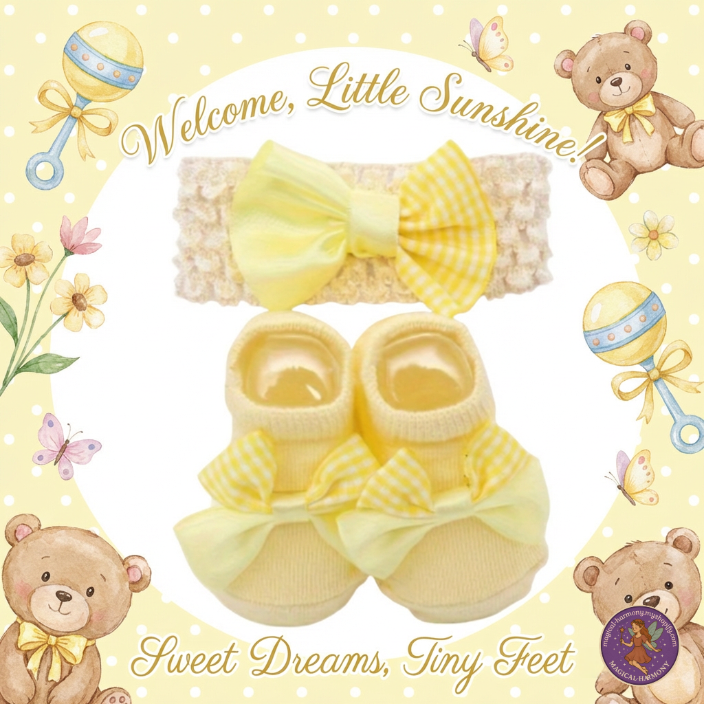 Adorable Baby Bow Gift Sets
