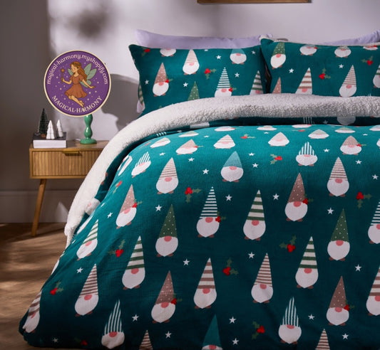 Coral Fleece Gonk Duvet Set