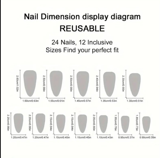 Various Stick On Nails