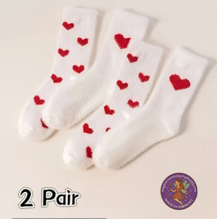 2-Pair Women’s Winter Mink Thermal Socks.