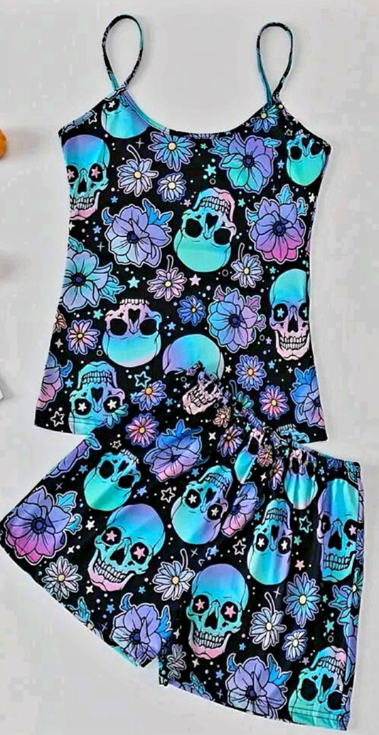 Skull summer pj's