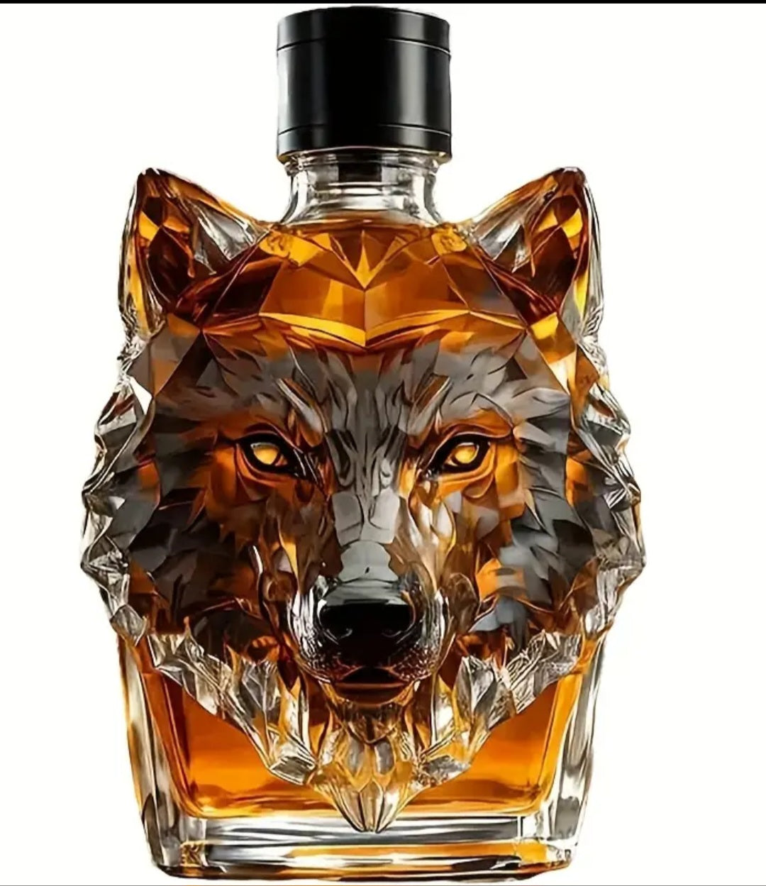 Wolf Alcohol Spirit Bottle