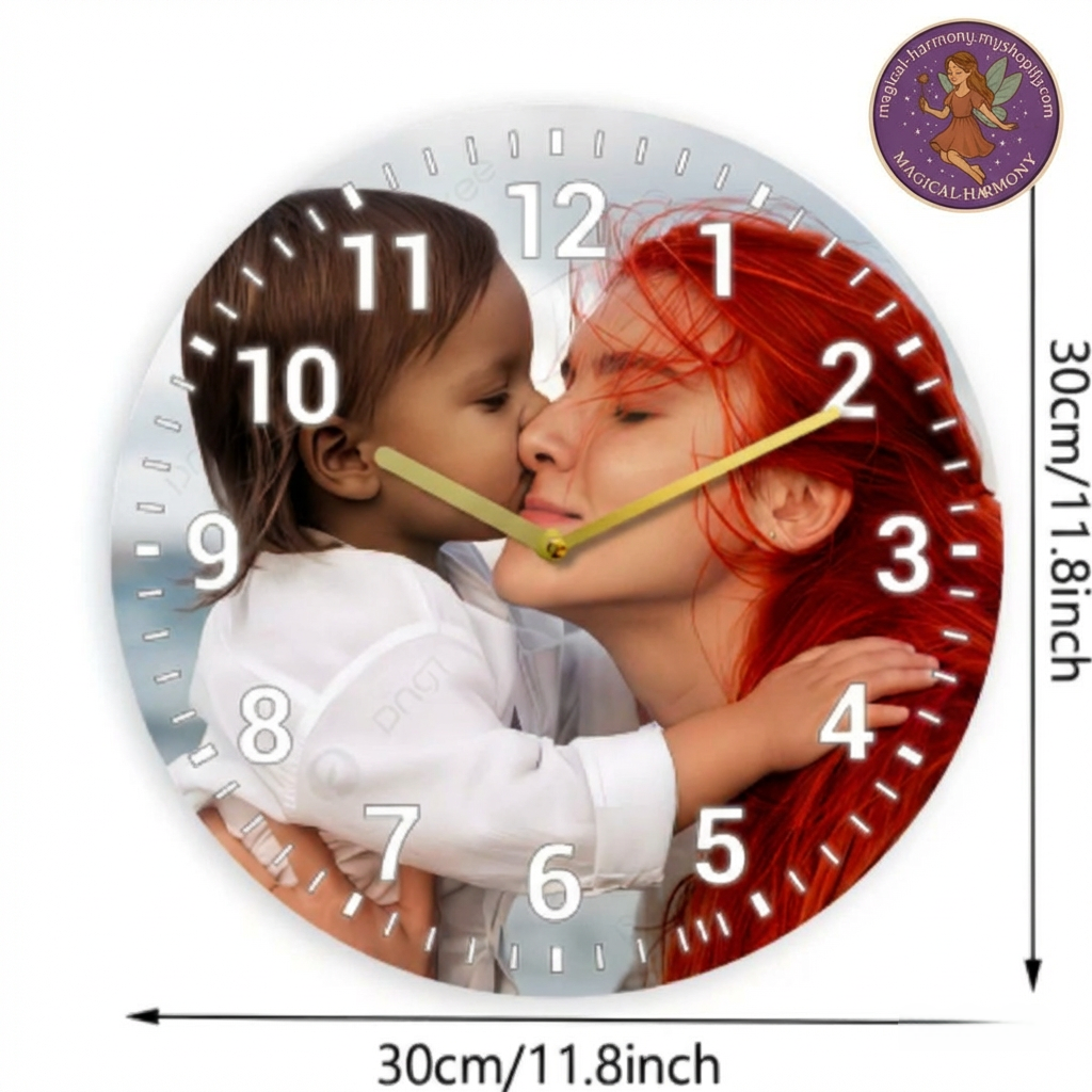 Custom Photo Wall Clock
