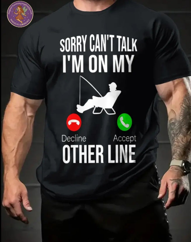 Men’s Funny Fishing Tee