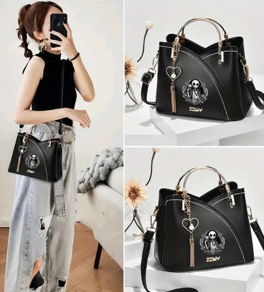 Jack Skellington and Sally crossbody bag