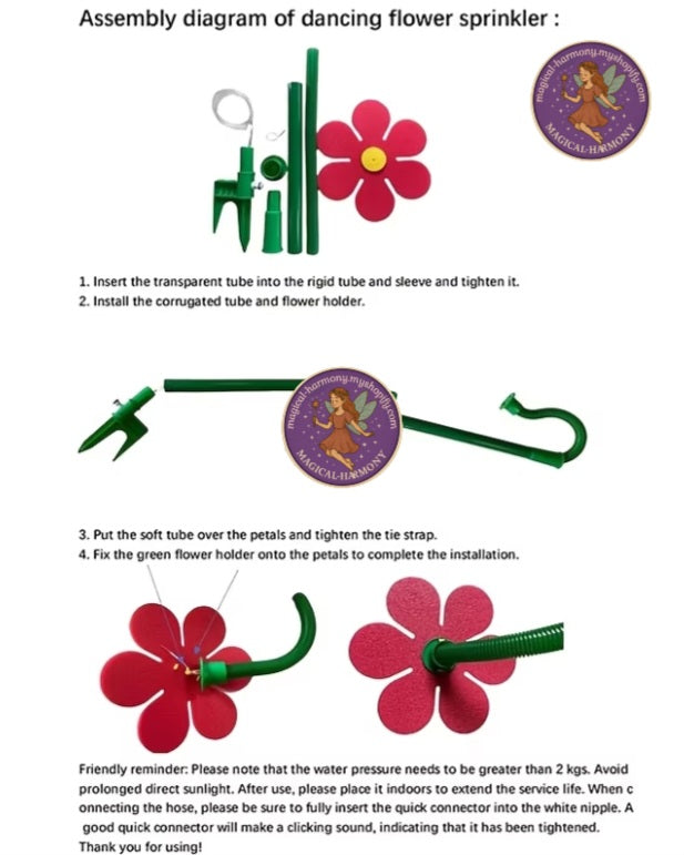 Crazy Dancing Daisy Sprinkler