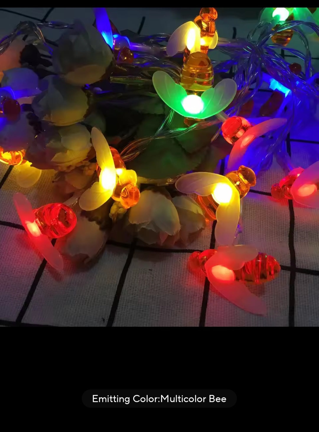 100 Led Bumblebee String Lights
