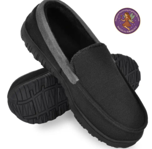 Warm Memory Foam Mens Slippers